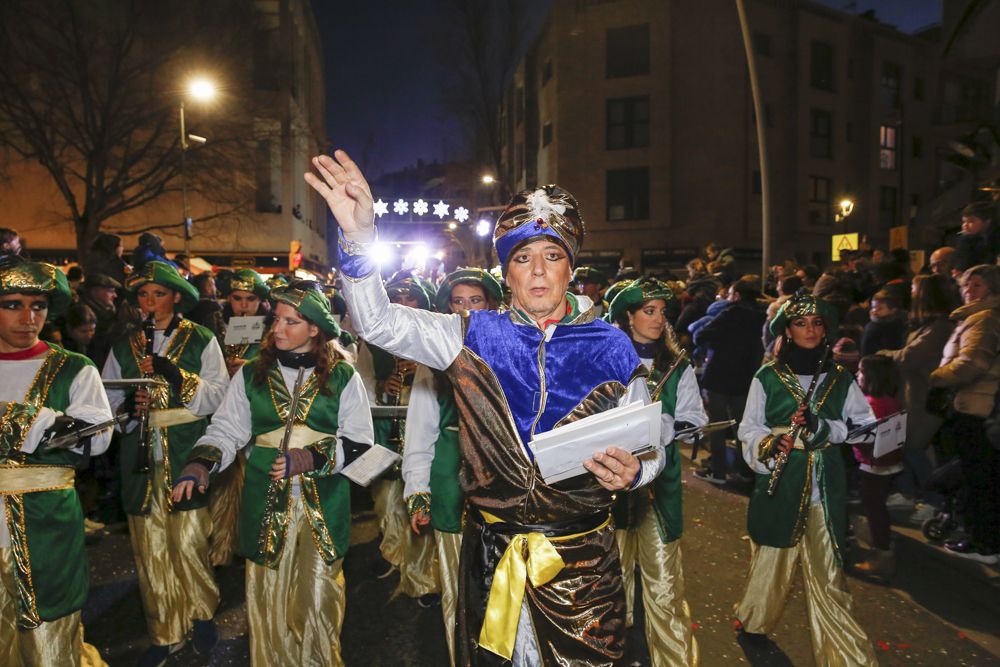 La cavalcada dels Reis Mags a Sant Cugat. FOTO: Yves Dimant
