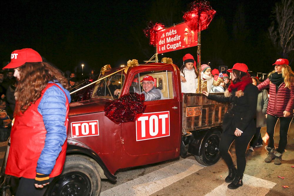 La cavalcada dels Reis Mags a Sant Cugat. FOTO: Yves Dimant