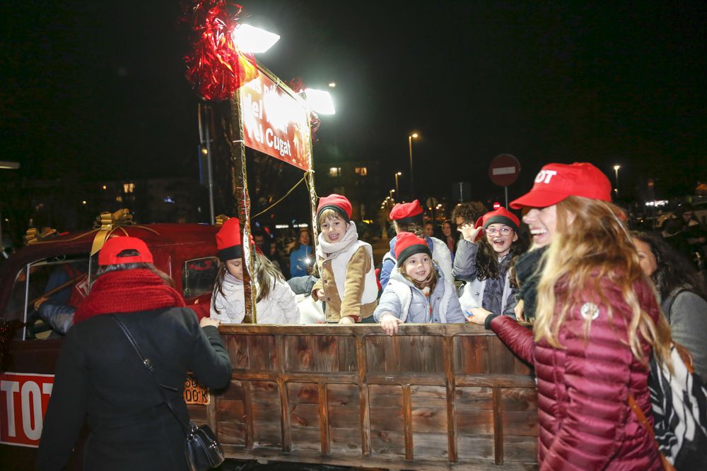 La cavalcada dels Reis Mags a Sant Cugat. FOTO: Yves Dimant