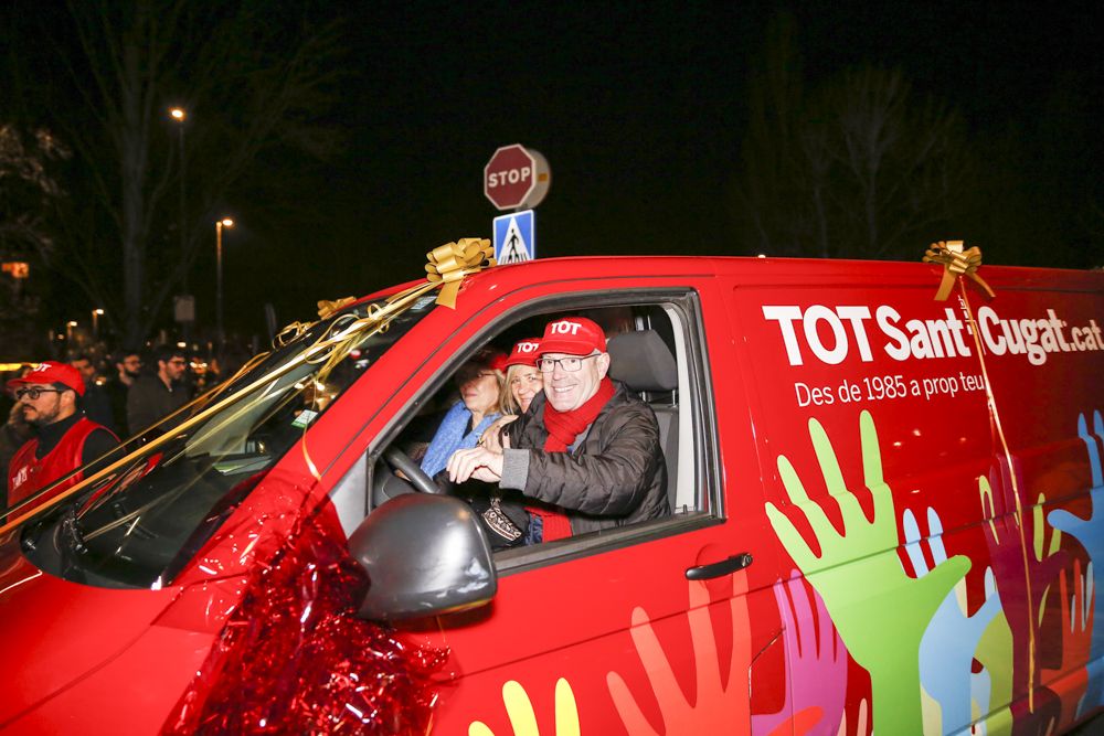 La cavalcada dels Reis Mags a Sant Cugat. FOTO: Yves Dimant