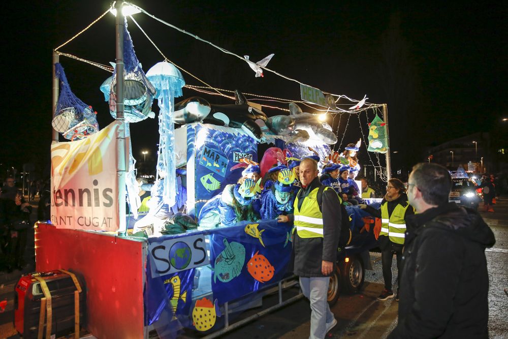 La cavalcada dels Reis Mags a Sant Cugat. FOTO: Yves Dimant