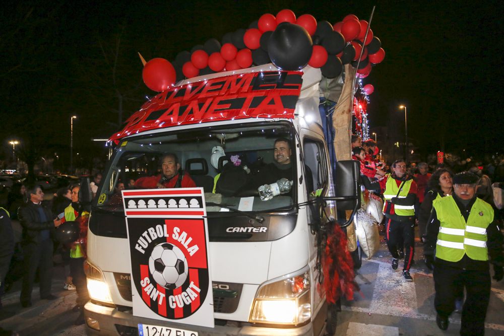 La cavalcada dels Reis Mags a Sant Cugat. FOTO: Yves Dimant