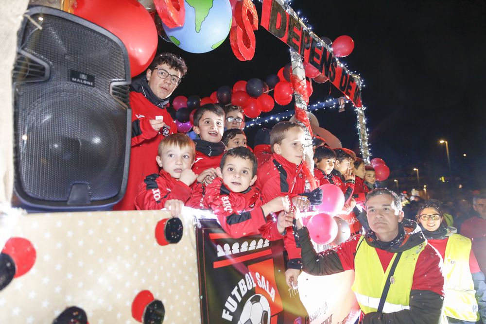 La cavalcada dels Reis Mags a Sant Cugat. FOTO: Yves Dimant