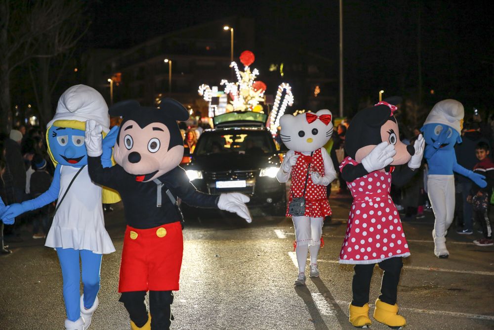 La cavalcada dels Reis Mags a Sant Cugat. FOTO: Yves Dimant