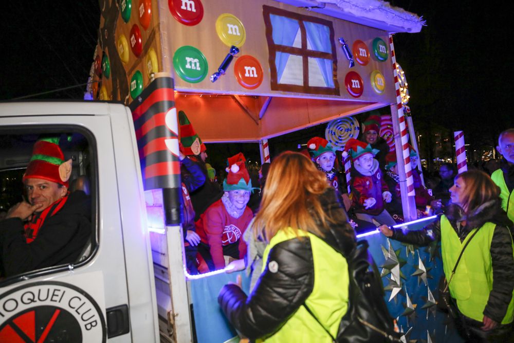 La cavalcada dels Reis Mags a Sant Cugat. FOTO: Yves Dimant
