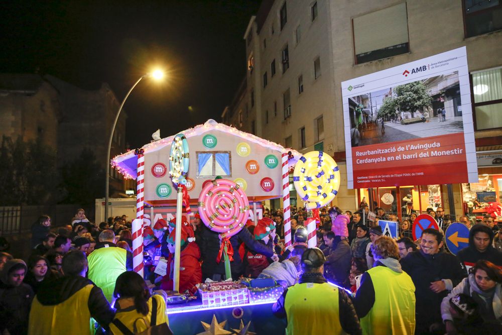 La cavalcada dels Reis Mags a Sant Cugat. FOTO: Yves Dimant