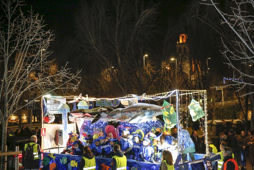 La cavalcada dels Reis Mags a Sant Cugat. FOTO: Yves Dimant