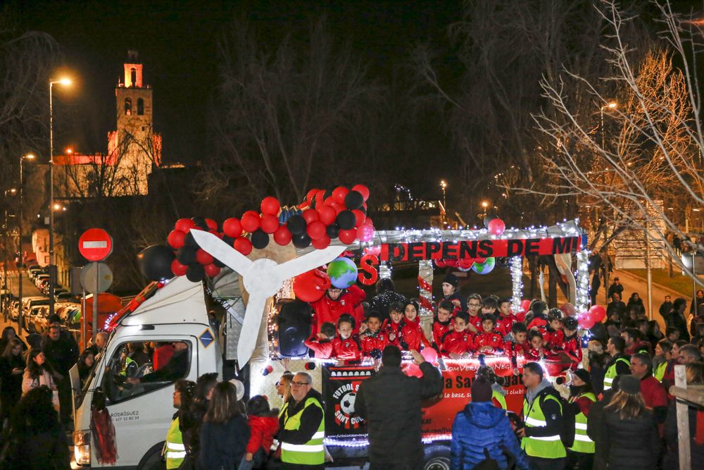 La cavalcada dels Reis Mags a Sant Cugat. FOTO: Yves Dimant
