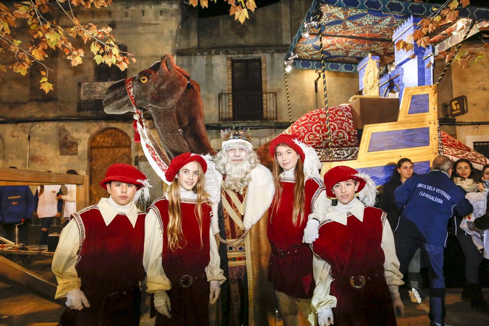 La cavalcada dels Reis Mags a Sant Cugat. FOTO: Yves Dimant