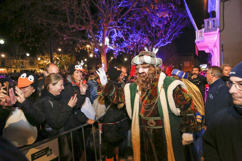 La cavalcada dels Reis Mags a Sant Cugat. FOTO: Yves Dimant