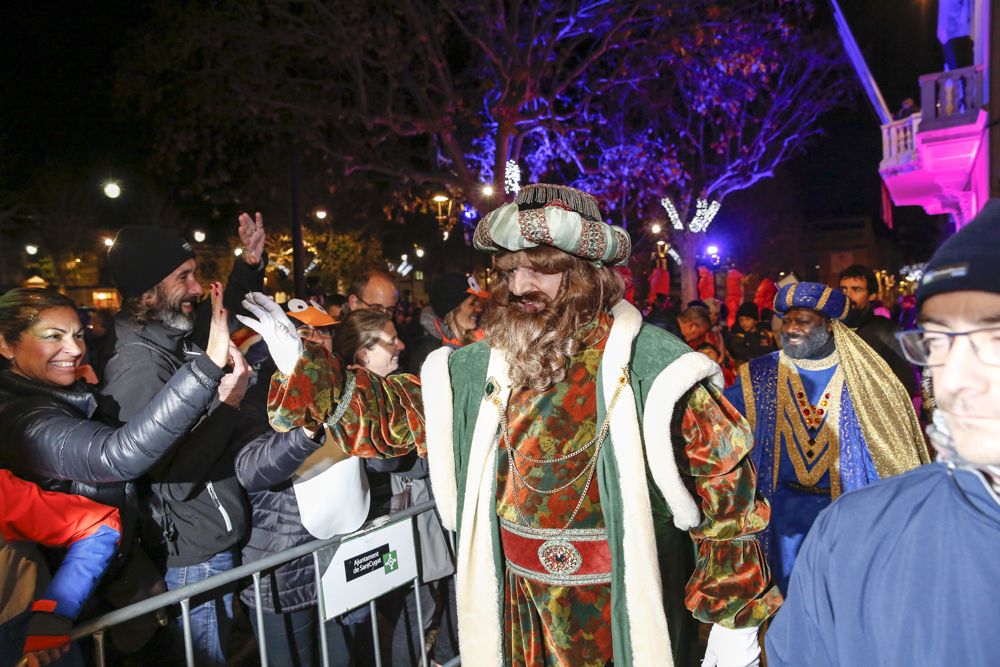 La cavalcada dels Reis Mags a Sant Cugat. FOTO: Yves Dimant