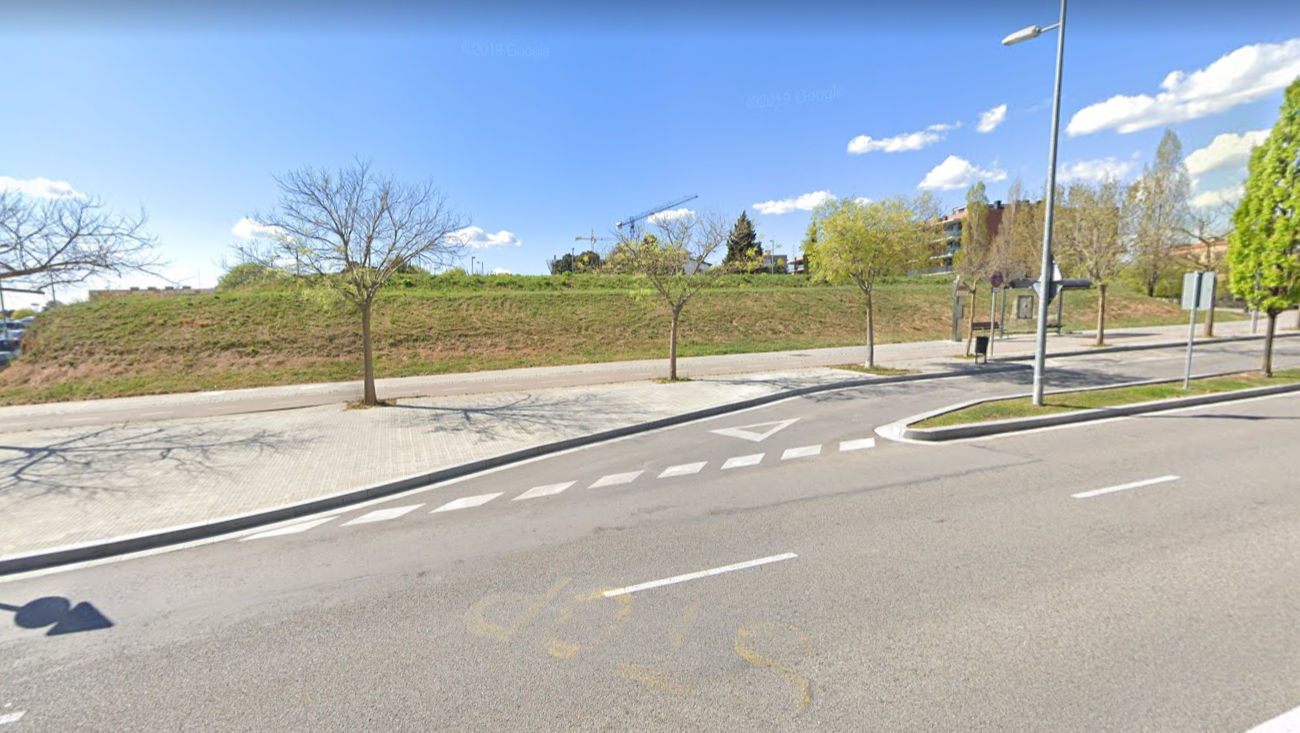 Espai on s'ubicarà la residència per a la gent gran FOTO: Google Maps