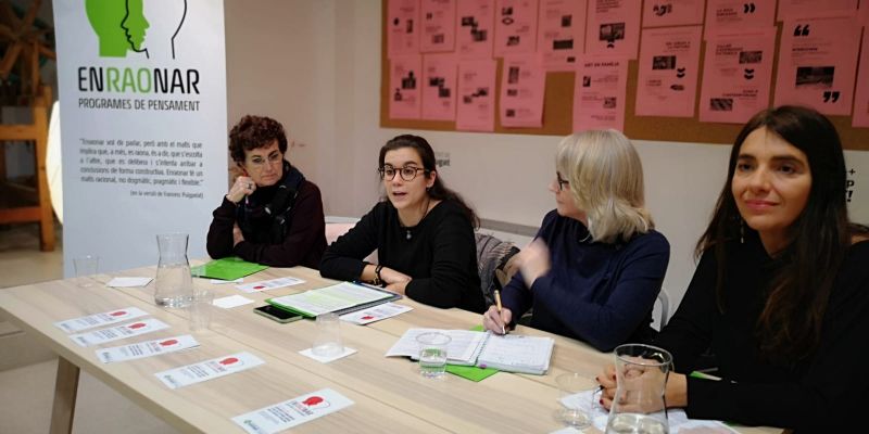 D'esquerra a dreta: Neus Sotomayor (Unipau), Esther Madrona, Carme Colomina i Cèlia Cernadas. FOTO: Cedida