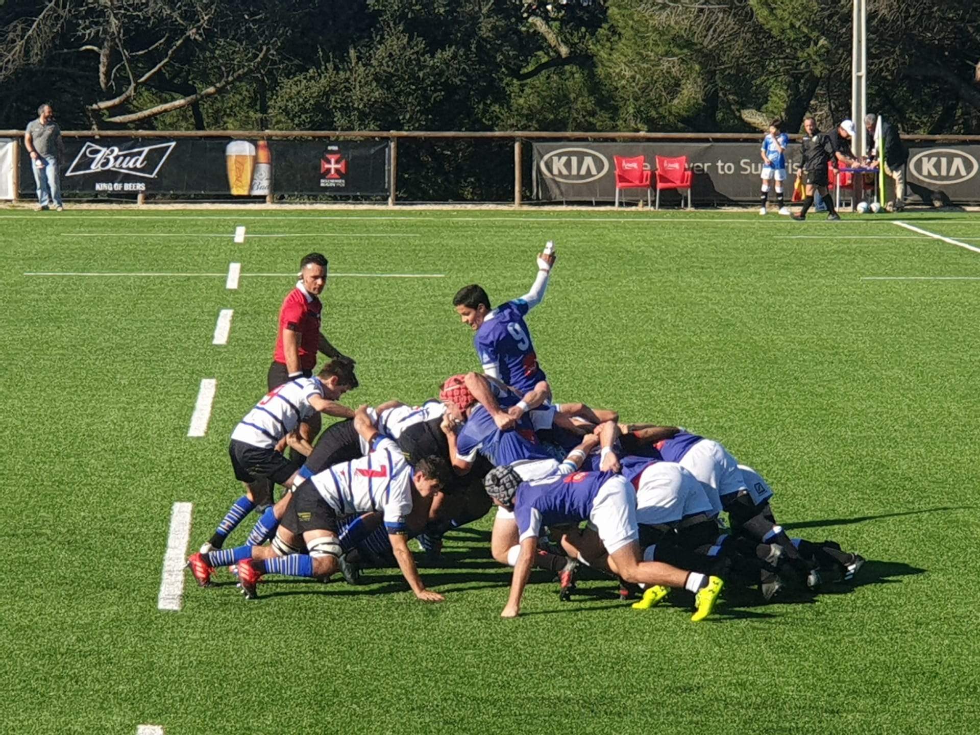 El CR Sant Cugat en la seva primera participació en la Copa Ibèrica. Foto: Club de Rugby Sant Cugat.