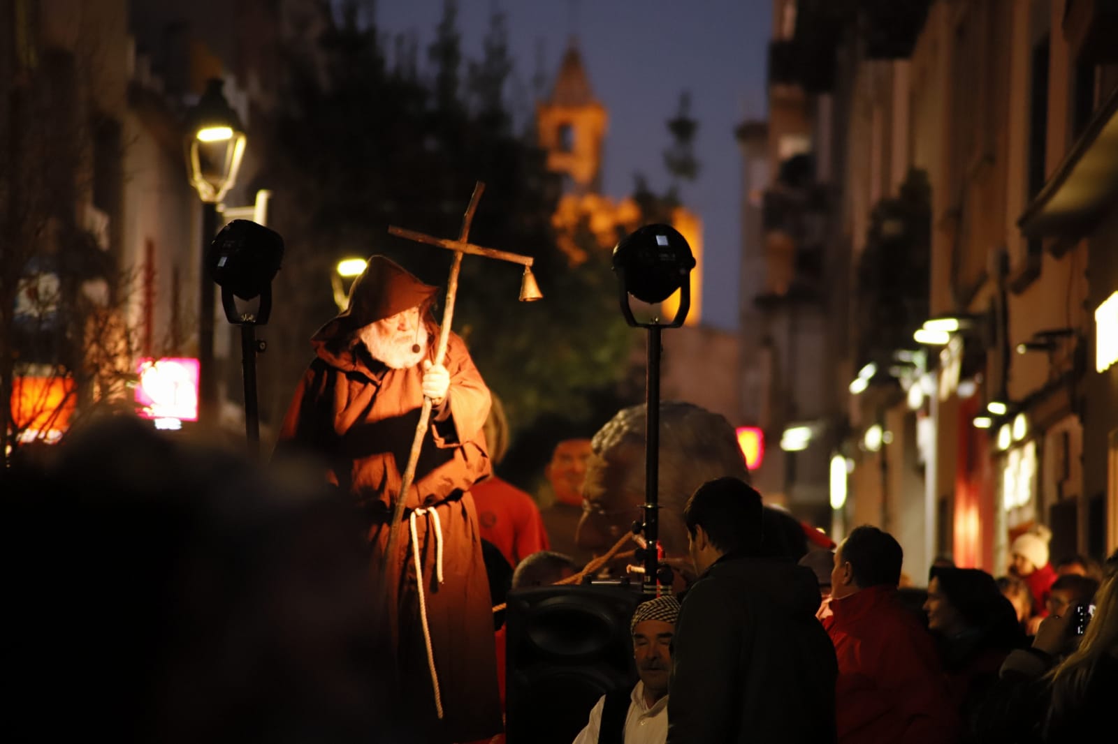 Cercavila de Sant Antoni, abans de la Festa dels Foguerons. FOTO: Adrián Gómez