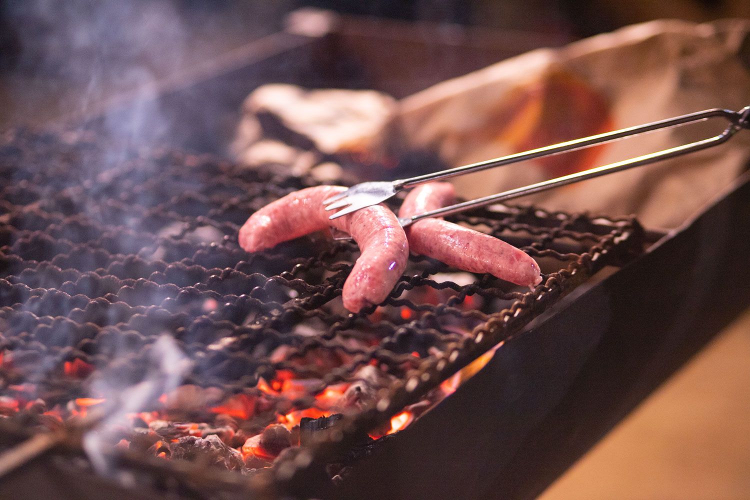 Els foguerons dels tres tombs. Foto: Adrián Gómez