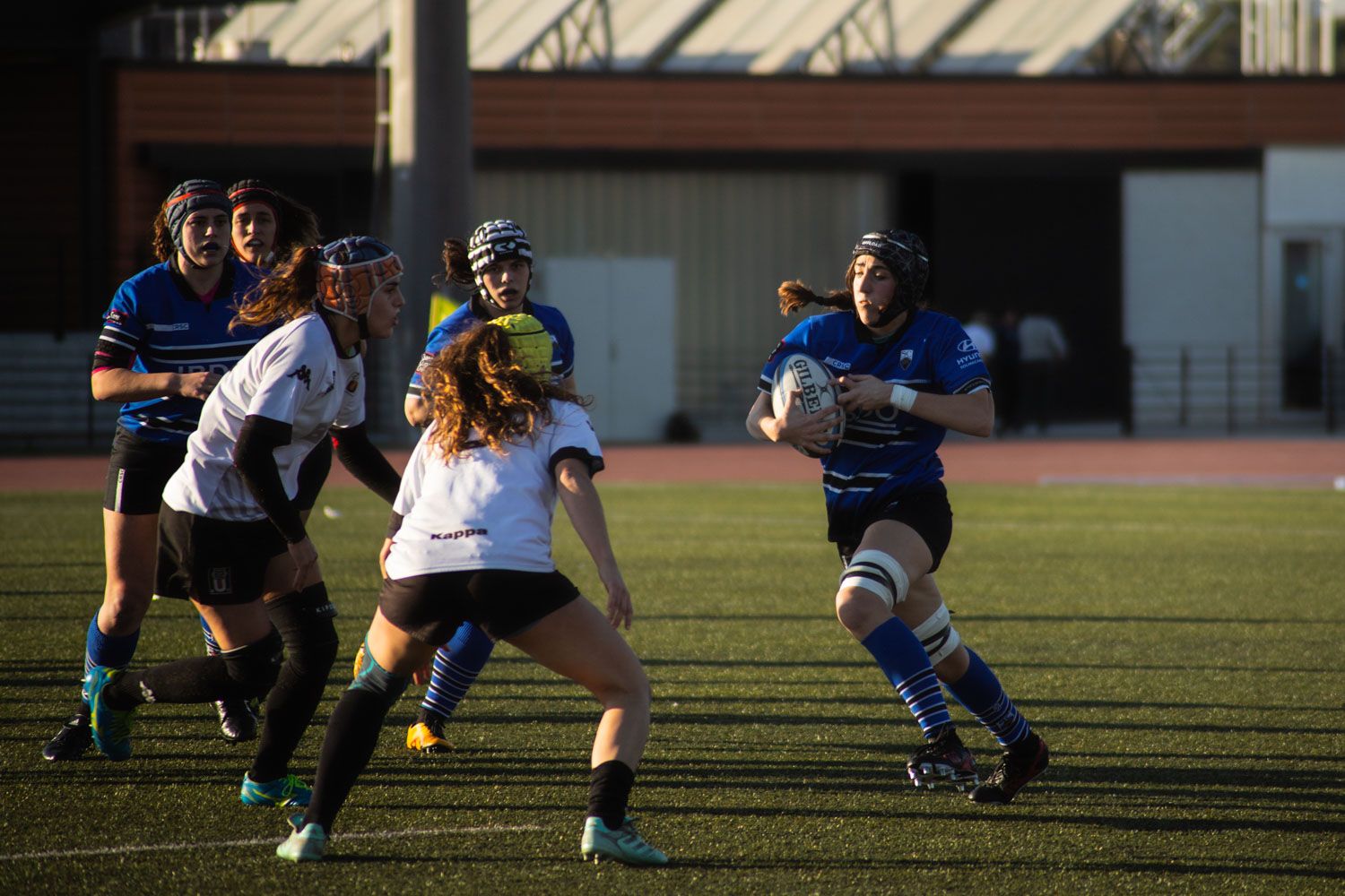 ZEM La Guinardera. Rugbi femení. Partit de lliga. CR Sant Cugat-BUC Barcelona. Foto: Adrián Gómez