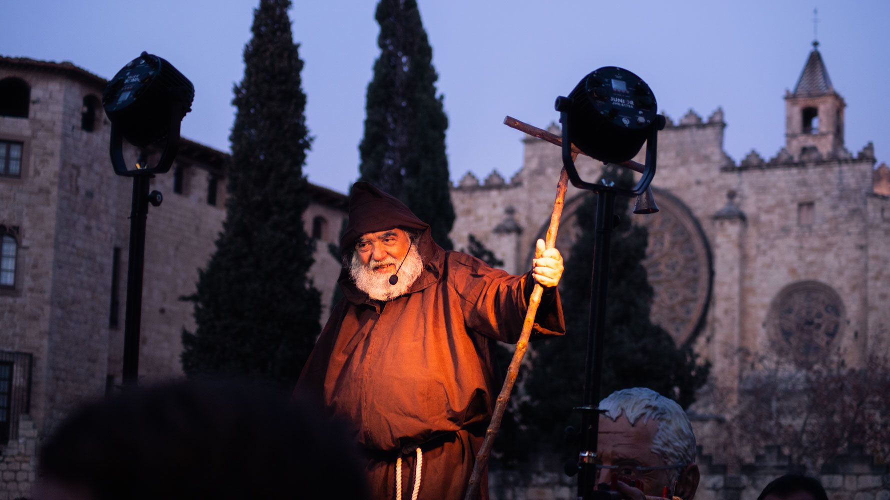 Els foguerons dels tres tombs. Foto: Adrián Gómez