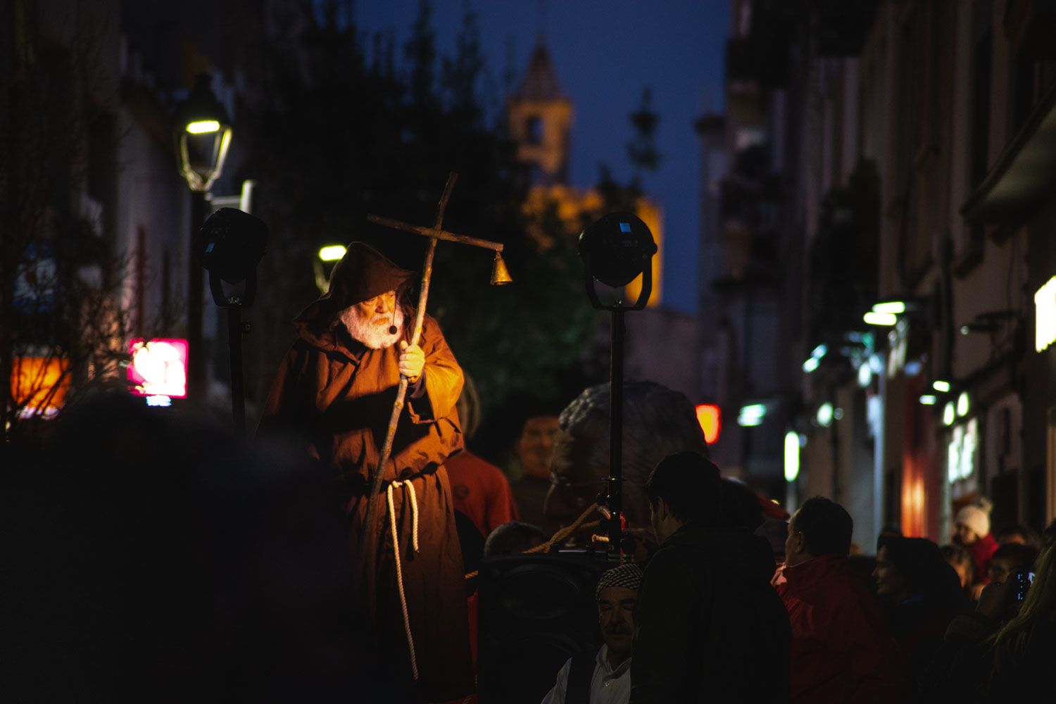 Els foguerons dels tres tombs. Foto: Adrián Gómez