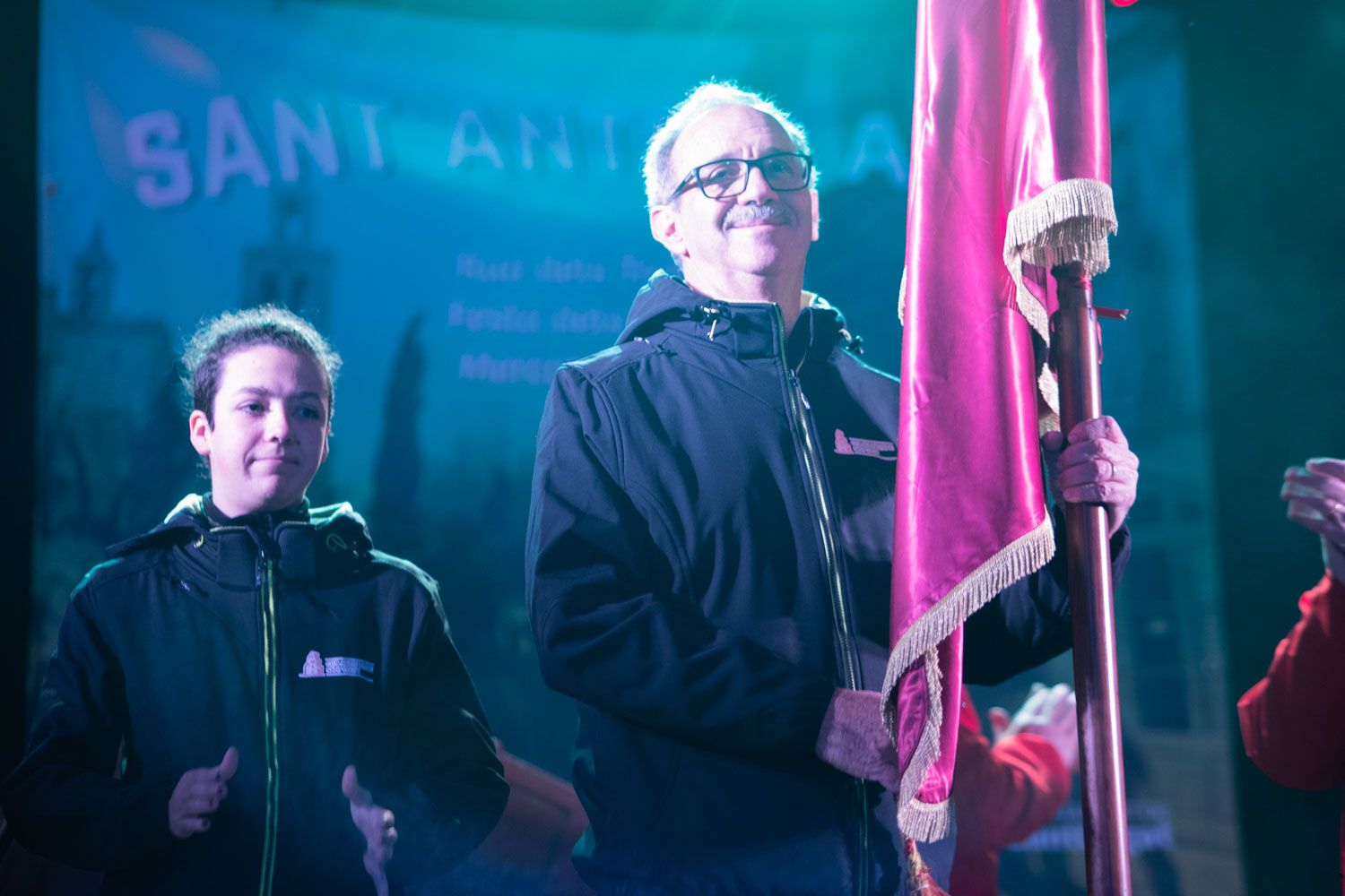 Els foguerons dels tres tombs. Foto: Adrián Gómez