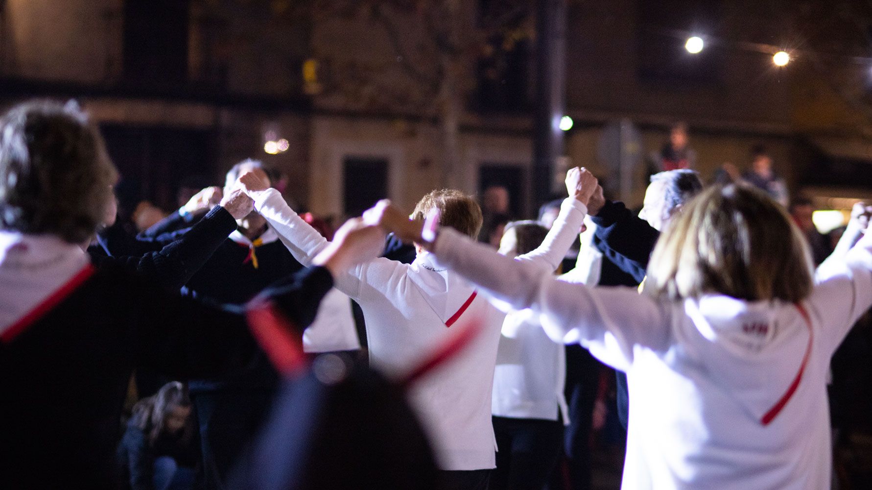 Els foguerons dels tres tombs. Foto: Adrián Gómez