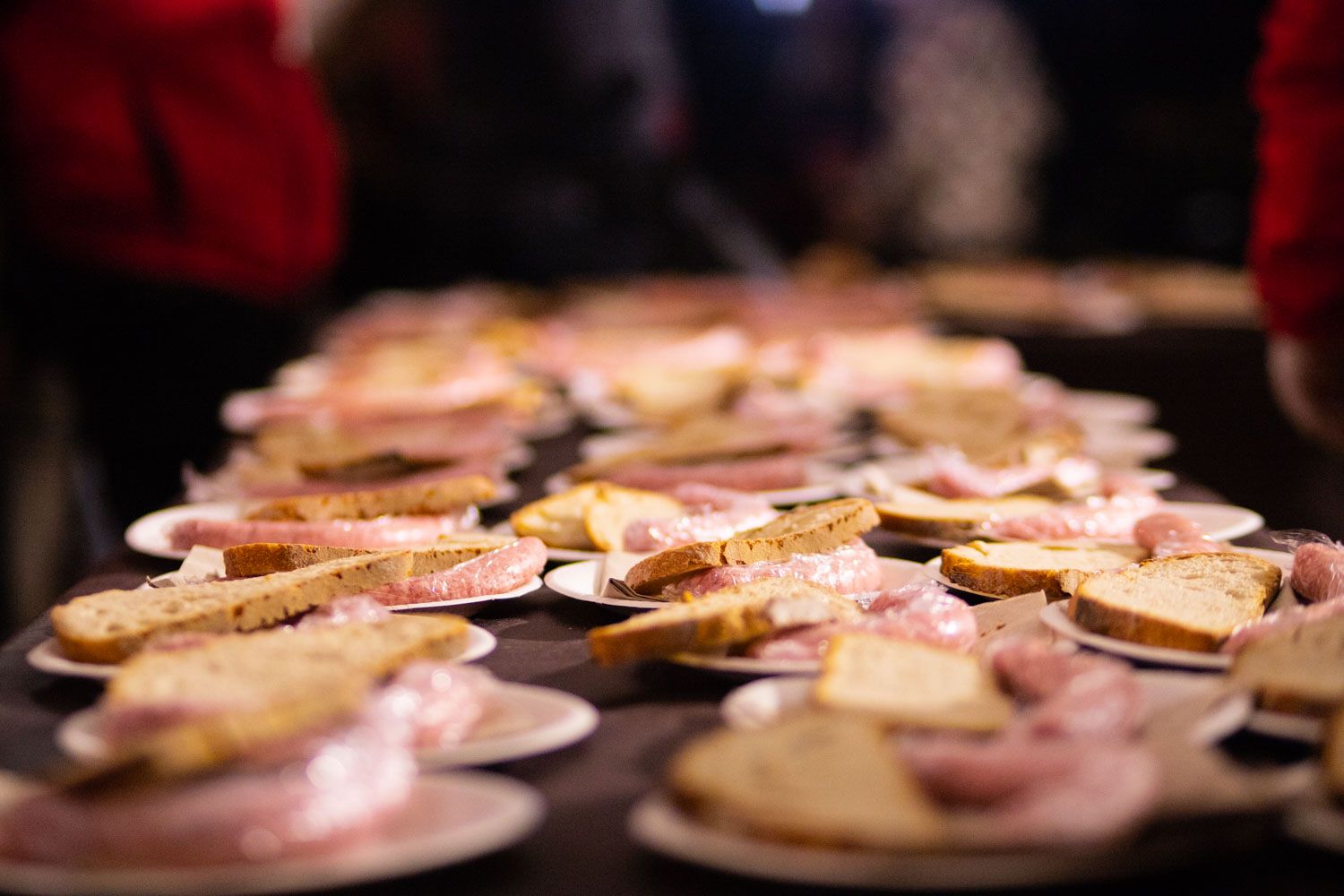 Els foguerons dels tres tombs. Foto: Adrián Gómez