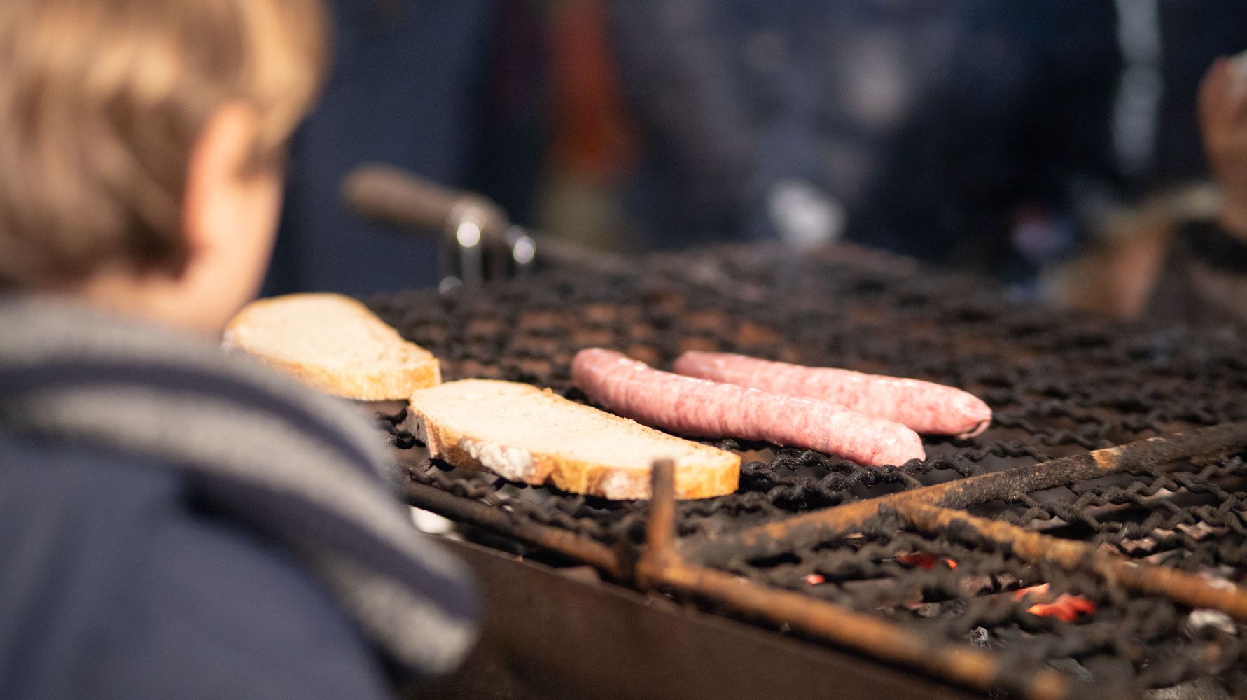Els foguerons dels tres tombs. Foto: Adrián Gómez