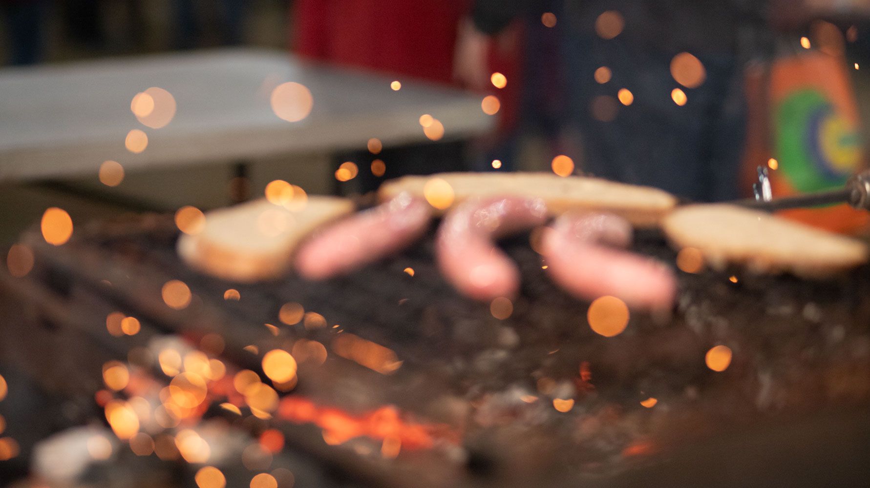 Els foguerons dels tres tombs. Foto: Adrián Gómez