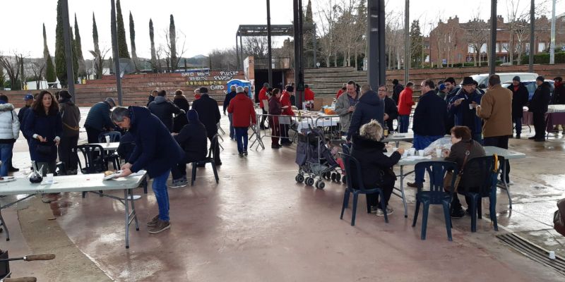Esmorzar de pagès al parc de Ramon Barnils. FOTO: Ajuntament de Sant Cugat