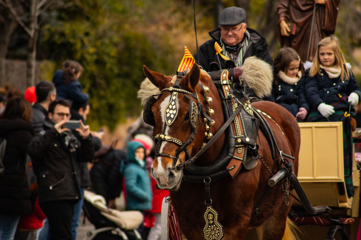 Els tres tombs 2020. Foto: Adrián Gómez