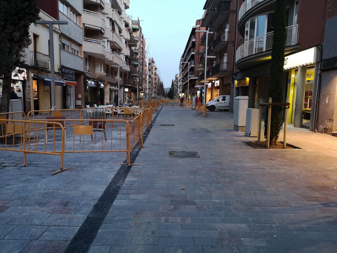 Estat actual de l'avinguda de Cerdanyola. FOTO: Cedida