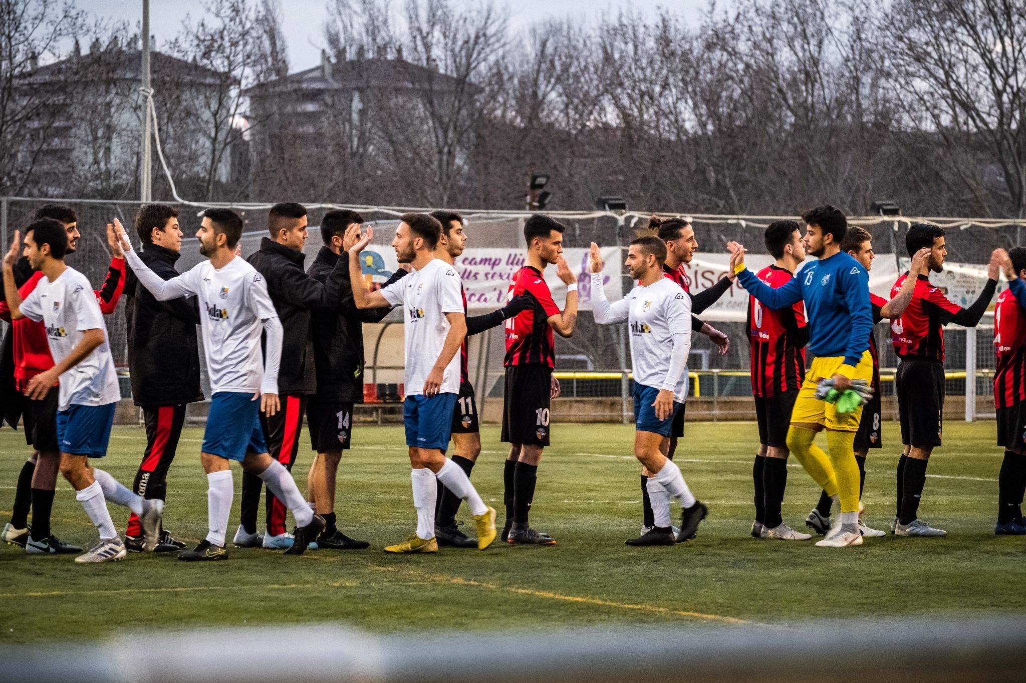Partit de lliga de futbol masculí: Sant Cugat FC-UE Sitges. FOTO: Ale Gómez