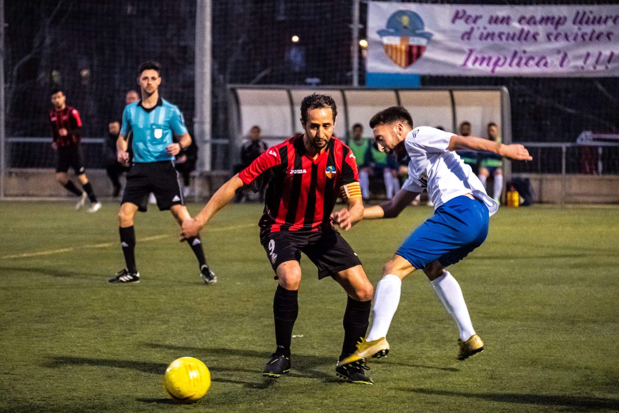 Partit de lliga de futbol masculí: Sant Cugat FC-UE Sitges. FOTO: Ale Gómez