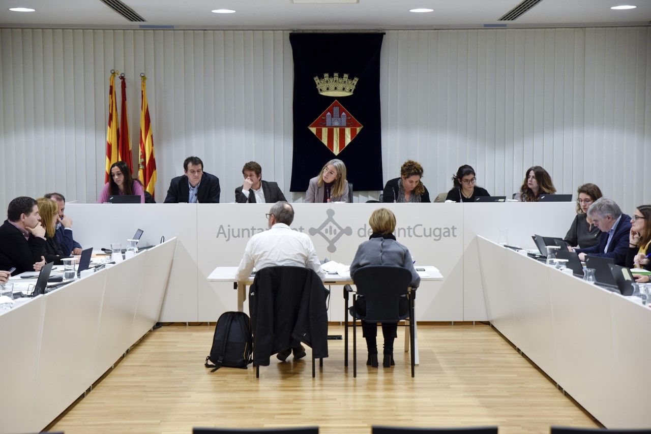 Ple municipal del mes de gener. FOTO: Bernat Millet