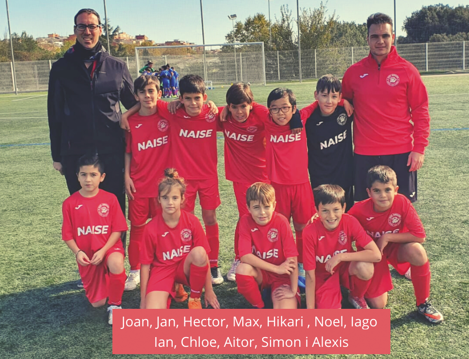 Equip aleví del Naise. FOTO: Cedida