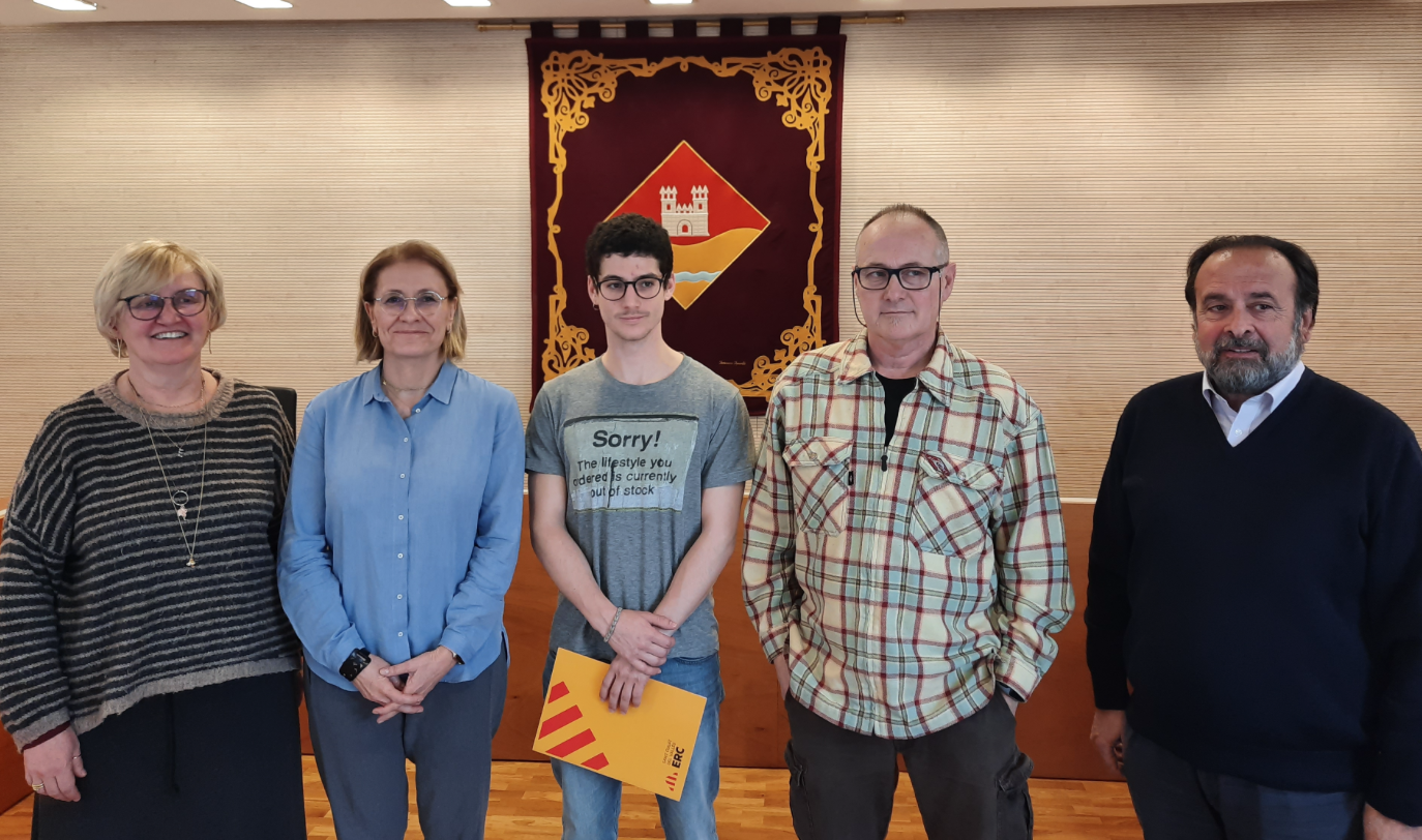 Degollada (Junts per Valldoreix), Casta (PSC), Cahís (ERC-MES), Margineda (CUP), Sanmartí (ERC-MES) FOTO: TOT Sant Cugat