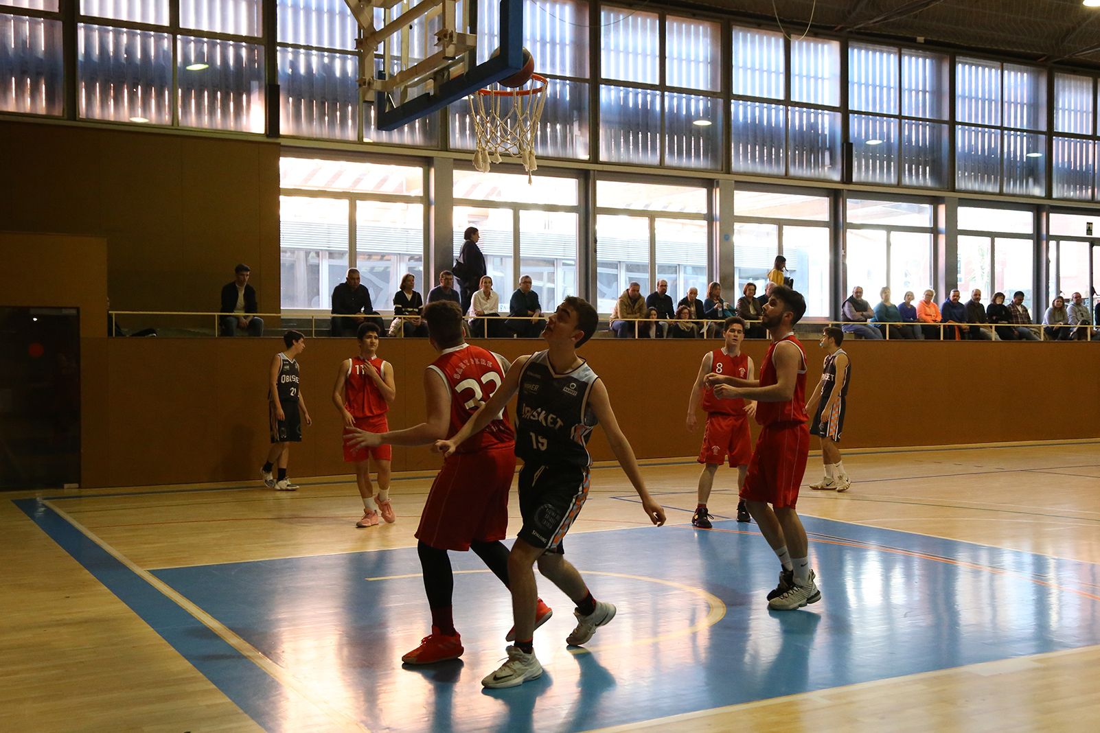 Partit de lliga QBasket Sant Cugat-AEC Collblanc. FOTO: Anna Bassa