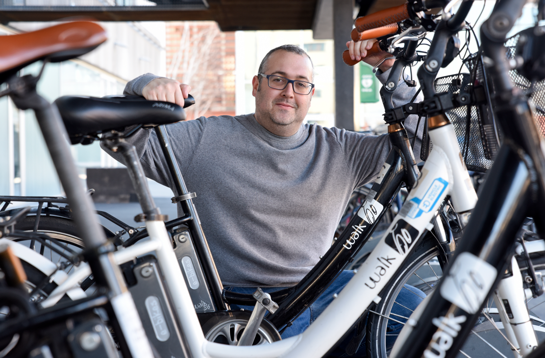 José Gallardo és el regidor de Mobilitat de l'Ajuntament de Sant Cugat FOTO: Bernat Millet