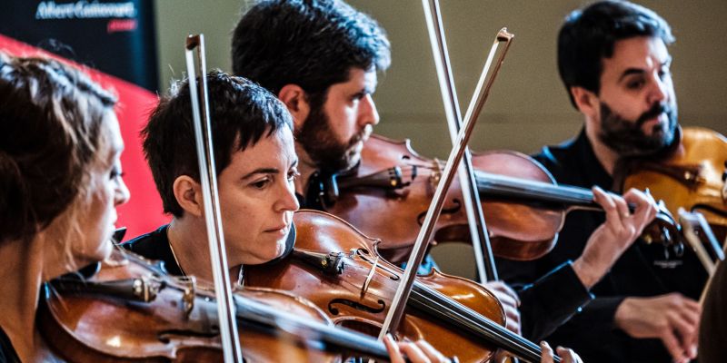 Concert "El violí com a solista" a l'Escola Municipal de Música i el Conservatori Victòria dels Àngels. FOTO: Ale Gómez