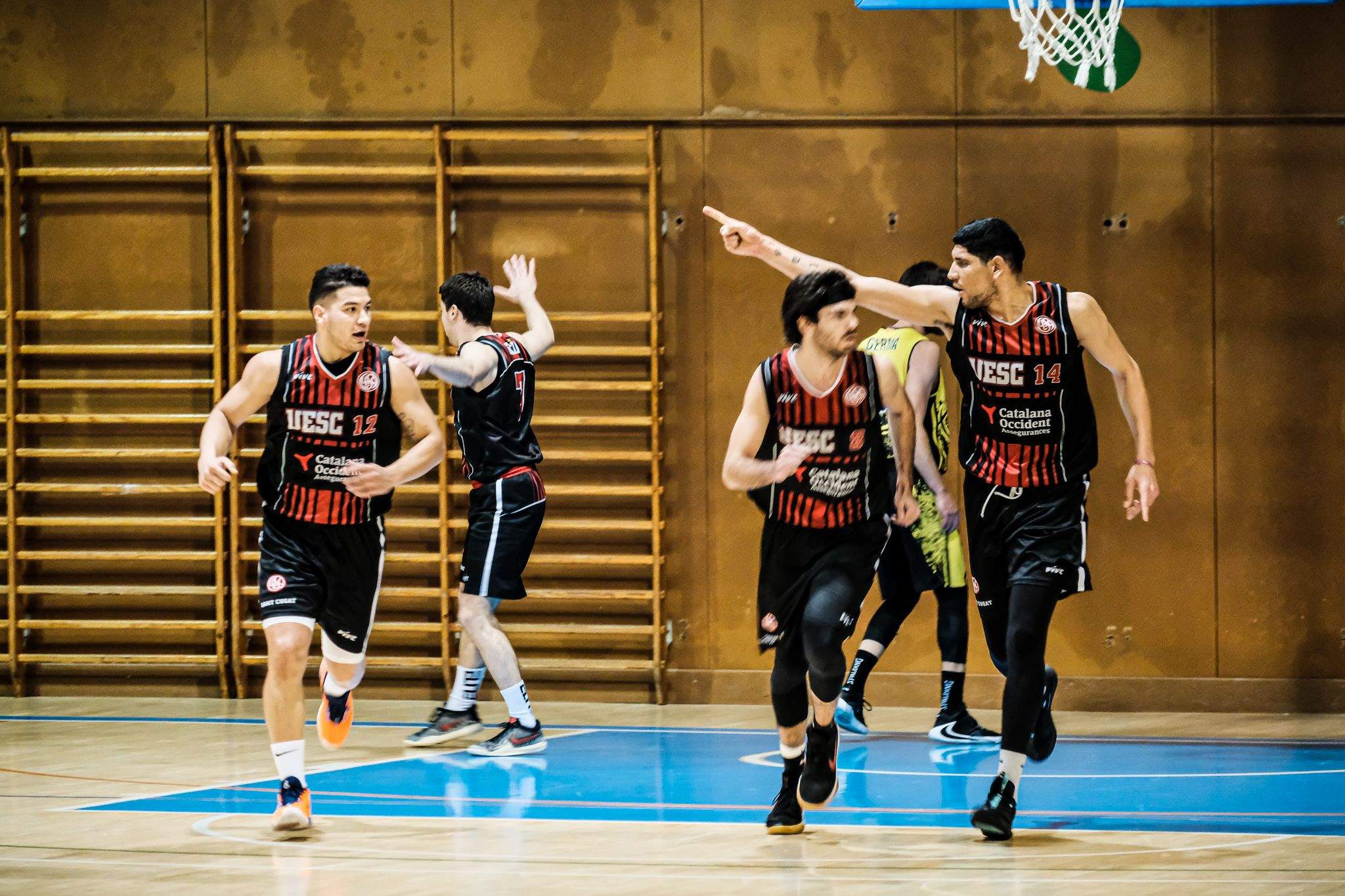 Partit de la Copa Catalunya el U.E. Sant Cugat contra C.H. La Salle Montcada. FOTO: Ale Gómez
