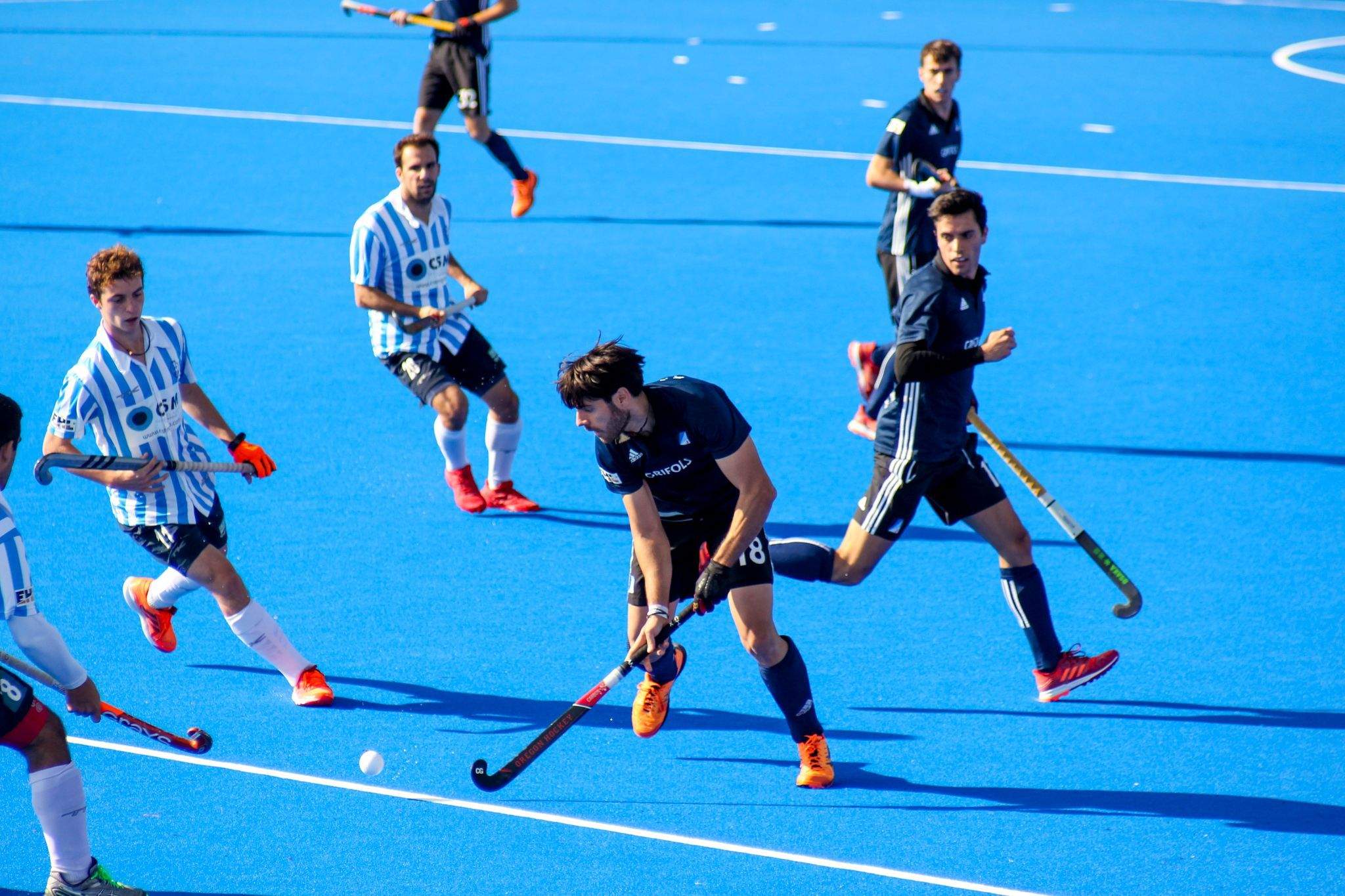 Primera derrota del Junior FC en la Divisió d'Honor a casa l'Atlètic Terrassa HC. FOTO: Ale Gómez
