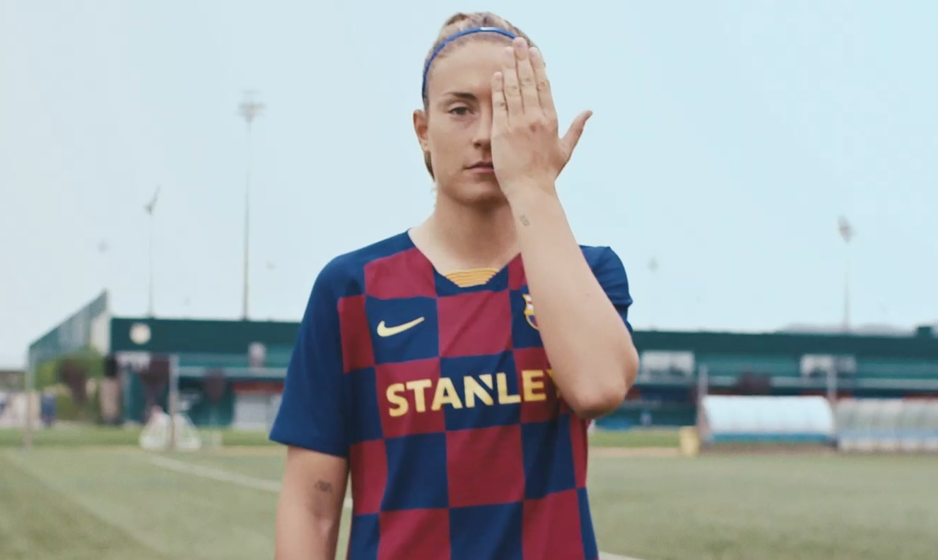 Alexia Putellas en la campanya #ThoEstasPerdent