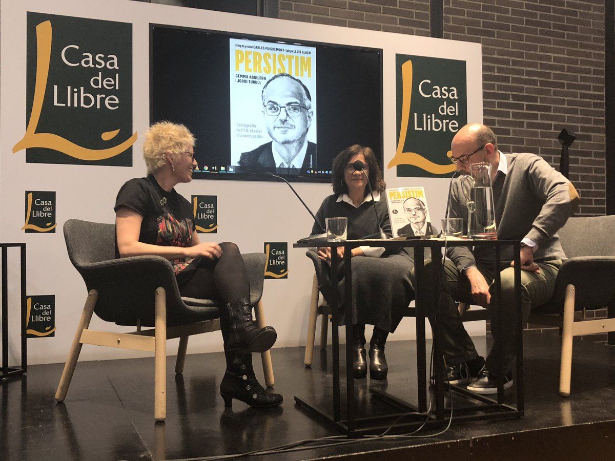 Presentació del llibre a la Casa del Llibre. FOTO: Cedida