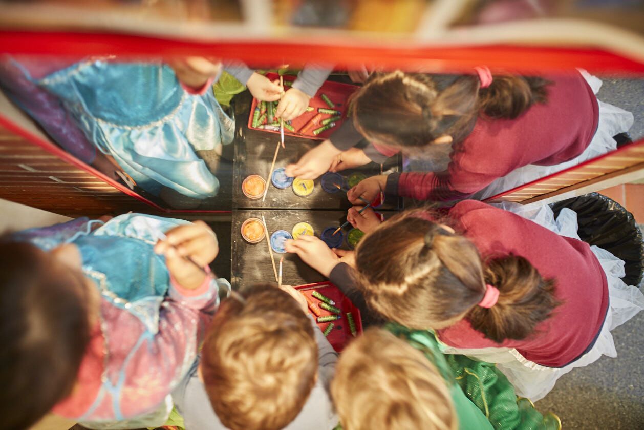 Un dels espais d'aprenentatge a l'Escola Joan Maragall. FOTO: Pere Ferrer