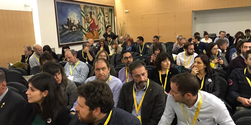 Trobada de càrrecs electes municipals d'ERC a Sant Cugat. FOTO: Ferran Mitjà