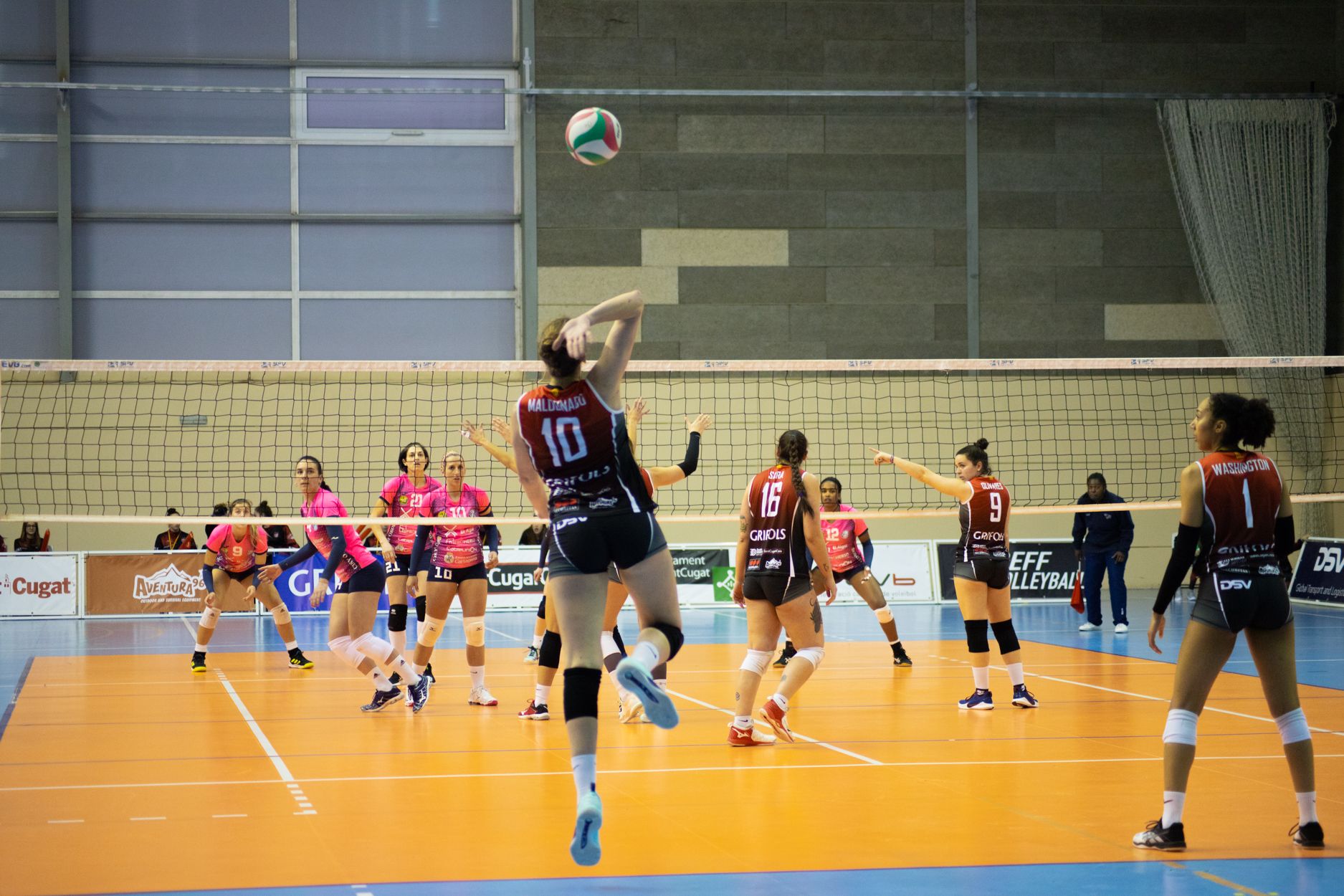 DSV Club Voleibol Sant Cugat - AD Algar Surmenor. Foto: Adrián Gómez
