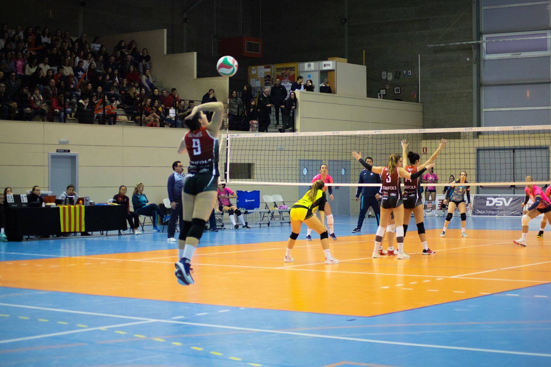 voDSV Club Voleibol Sant Cugat - AD Algar Surmenor. Foto: Adrián Gómez