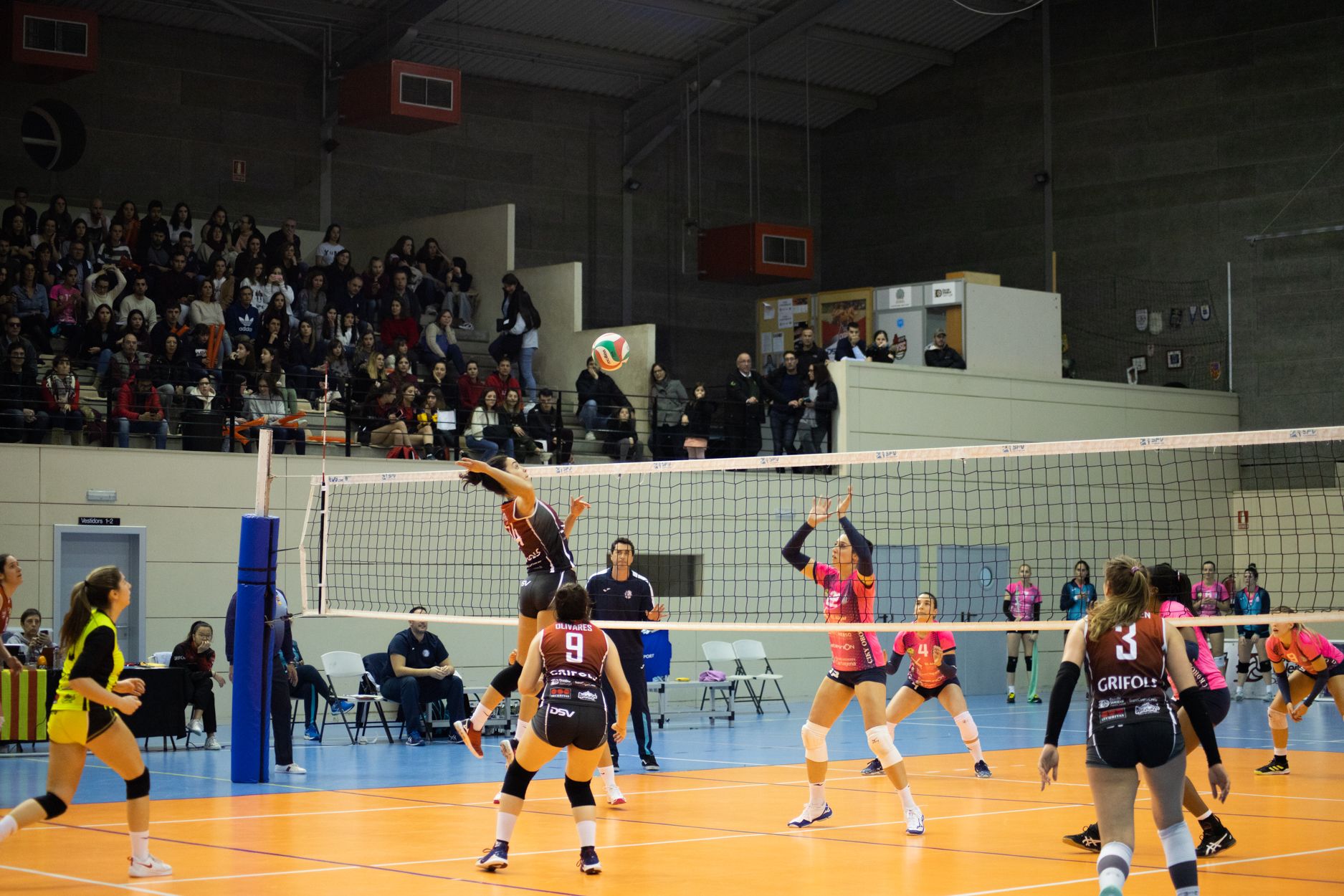 DSV Club Voleibol Sant Cugat - AD Algar Surmenor. Foto: Adrián Gómez