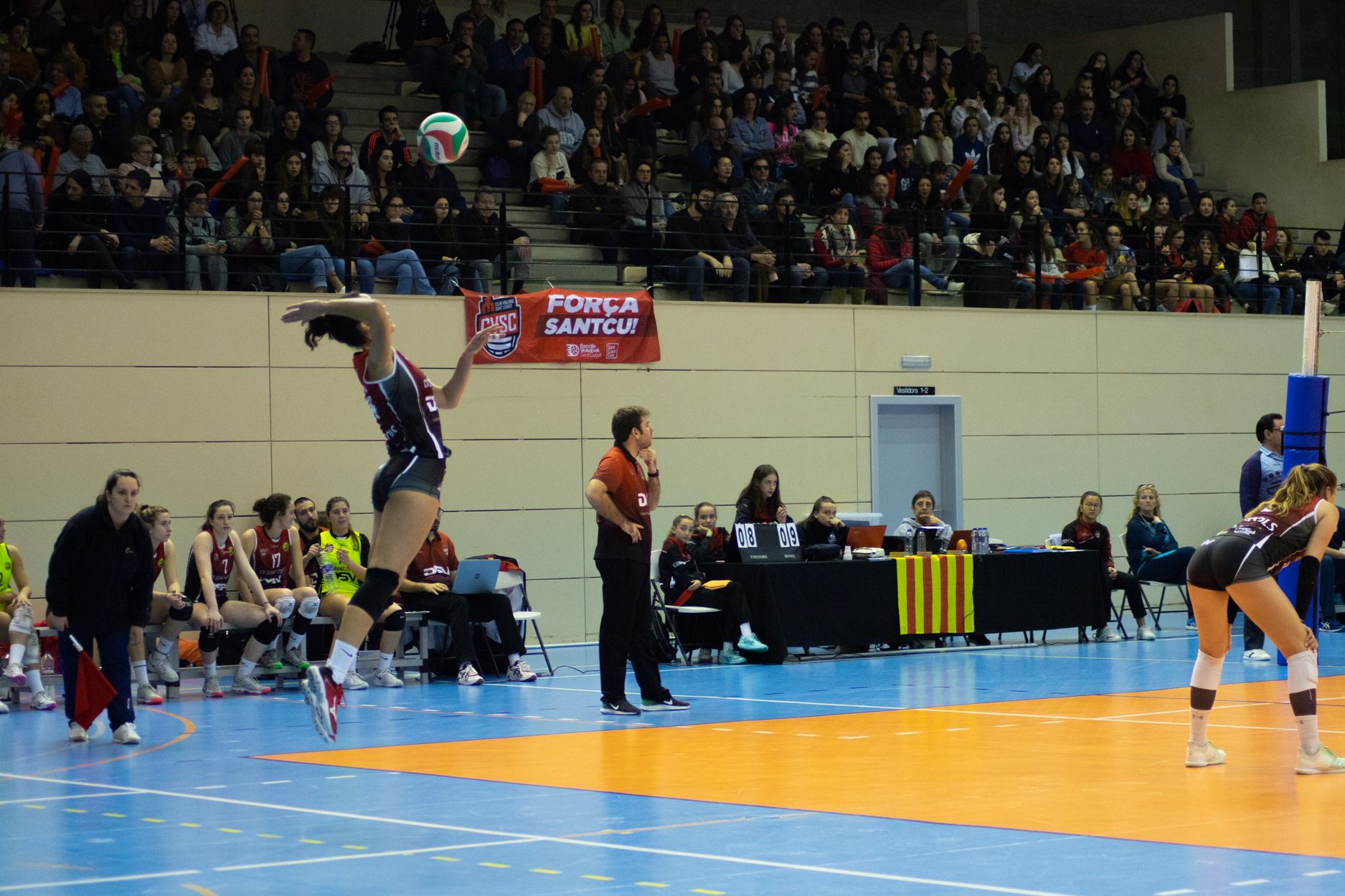 DSV Club Voleibol Sant Cugat - AD Algar Surmenor. Foto: Adrián Gómez
