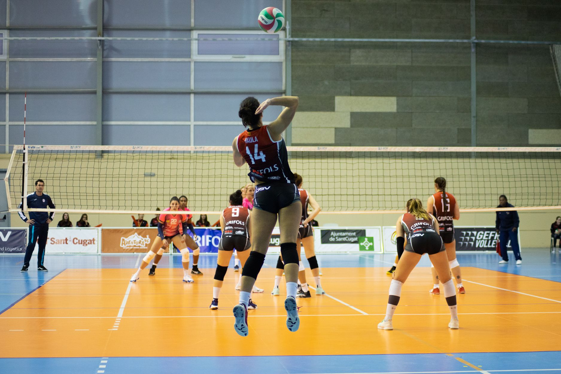 DSV Club Voleibol Sant Cugat - AD Algar Surmenor. Foto: Adrián Gómez